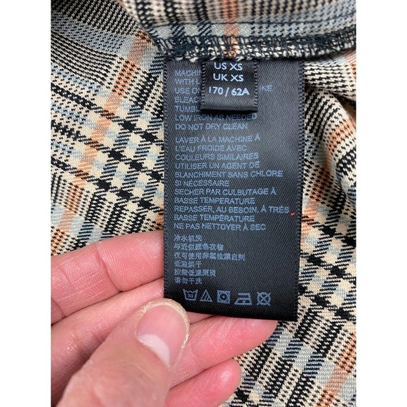 Urban Outfitters Size XS Plaid Button Front Pencil Skirt - Picture 5 of 7